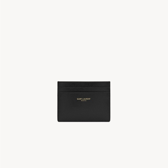 Saint Laurent Black Card Holder - Picture 1 of 5